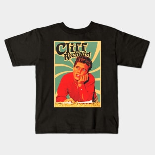 Cliff Richard // Vintage 1960s Fan Design Kids T-Shirt